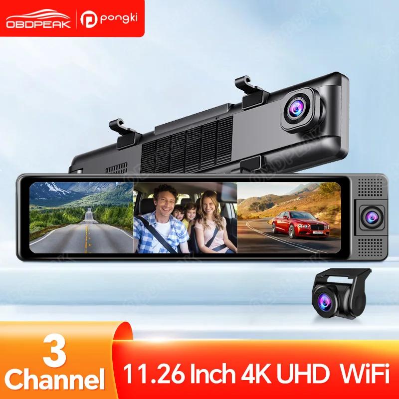  DVR 4K UHD 3 ī޶,  ĳ ĸ ķ, GPS Ʈ ,  24 ð    ķ, 11.26 ġ